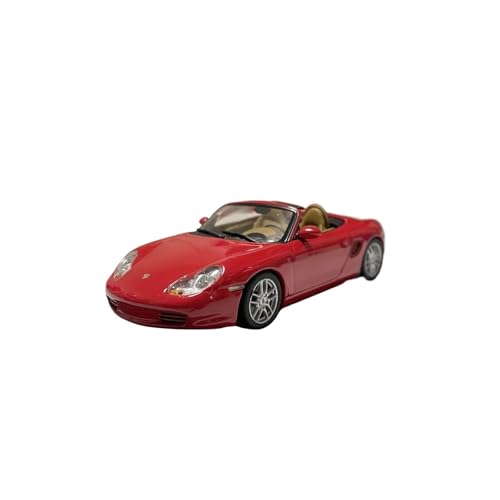 Miniatur Motorfahrzeug-Modelle 1:43 Für Porsche Boxster 986 2002 Cabrio Legierung Hobby Sammlung Sammeln Und Dekorieren Modell Spielzeug Fertigmodell(Scarlet) von BMAONZ