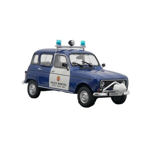 Miniatur Motorfahrzeug-Modelle 1:43 Für Renault R4 1981 Polizeiauto Legierungsauto Modellsammlung Spielzeugauto Spielfahrzeug Heimdekoration Überraschung Fertigmodell von BMAONZ