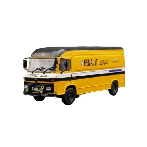 Miniatur Motorfahrzeug-Modelle 1:43 Für Saviem Renault Sport 1978 Renault Team Servicefahrzeug Saviem Van Hobbyist Collection Display Fertigmodell von BMAONZ