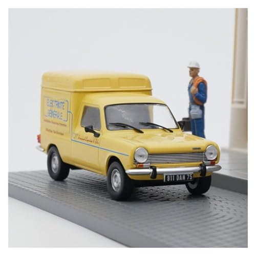 Miniatur Motorfahrzeug-Modelle 1:43 Für Simca 1100 VF2 Electric Power Bauszene Sandtisch Metallspielzeug Fahrzeugmodell Ornamente Fertigmodell von BMAONZ