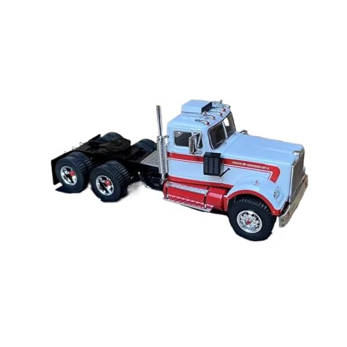 Miniatur Motorfahrzeug-Modelle 1:43 Für Western Star 1970, Weißer Anhängerkopf, Seltene Druckguss-Legierung, LKW-Modell, Hobby-Sammlung, Ornamente Fertigmodell von BMAONZ