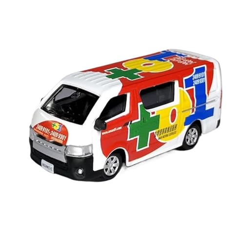 Miniatur Motorfahrzeug-Modelle 1:64 Für Hiace Moving Van Bus Spiel Fahrzeug Modelle Erwachsene Hobbyist Sammeln Überraschung Spielzeug Fertigmodell von BMAONZ