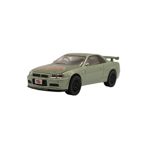 Miniatur Motorfahrzeug-Modelle 1:64 Für Nissan Skyline GT-R Autolegierung Modell Hobbyist Collections Urlaubsüberraschung Heimdekoration Fertigmodell von BMAONZ