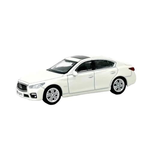 Miniatur Motorfahrzeug-Modelle 1:64 Für Paudi Infiniti Q50 Weiß Diecast Modell Miniatur Spielzeug Auto Fahrzeug Legierung Auto Fahrzeug Dekoration Fertigmodell von BMAONZ