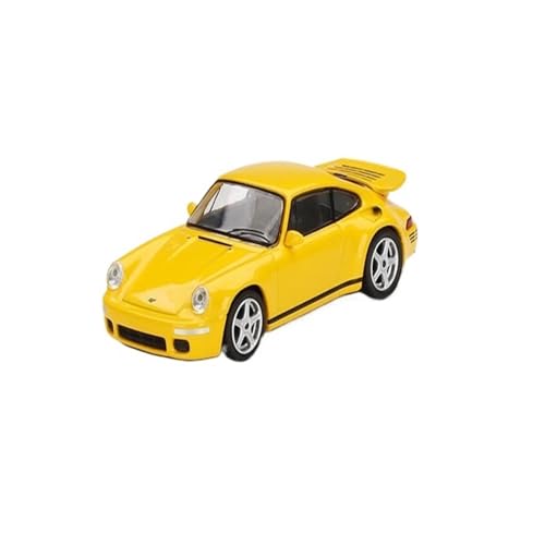 Miniatur Motorfahrzeug-Modelle 1:64 Für Porsche 911 RUF CTR Yellow Bird Legierung Automodell Figur Bastler Sammlerautomodelle Spielzeug Fertigmodell von BMAONZ