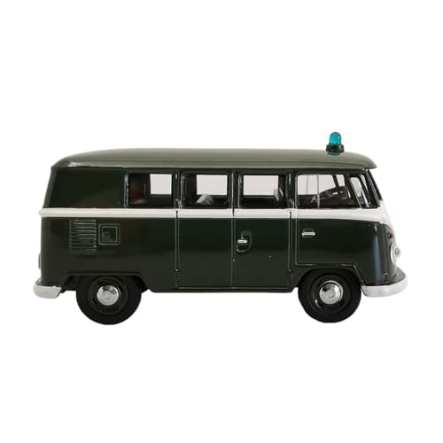 Miniatur Motorfahrzeug-Modelle 1:64 Für Volkswagen T1 Van Legierung Automodell Simulation Kleinwagenmodell Klassische Spielzeugautomodelle Miniautomodell Fertigmodell von BMAONZ