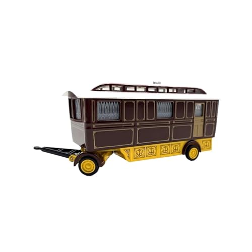 Miniatur Motorfahrzeug-Modelle 1:76 Für Marfus Caravan Legierungssimulation Altmodischer Anhänger Heckhaken-Modell Ornament-Display-Sammlung Fertigmodell von BMAONZ