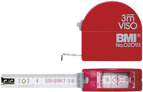 BMI Viso 405341010 Maßband 3m Stahl von BMI