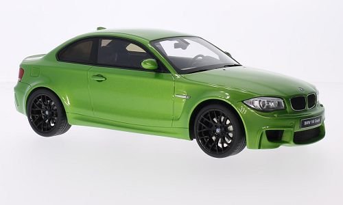 BMW 1er M Coupe (E82) Green Mamba, metallic-grün, 2013, Modellauto, Fertigmodell, GT Spirit 1:18 von BMW