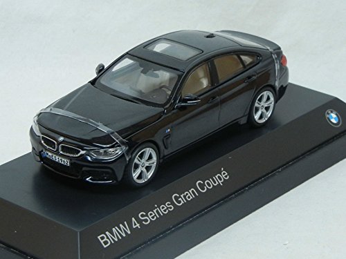 Modellauto 1:43 BMW 4er GT Grand Coupe F36 430i 428i schwarz saphir metallic von BMW