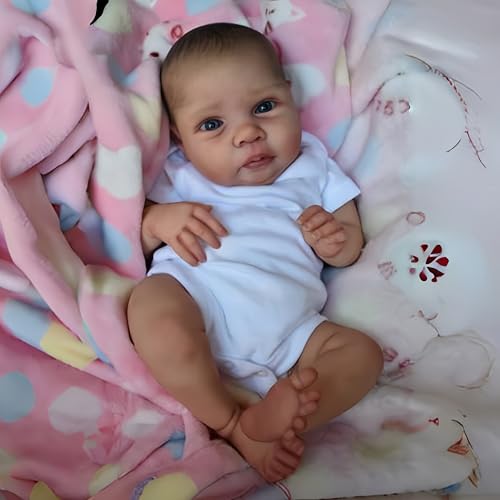 BNNPUU 20 Zoll Echte Baby Größe Reborn Baby Lebensechte Puppe Neugeborenes Puppen Look Realistisch weicher Stoffkörper von BNNPUU