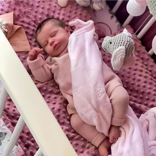 Reborn Babypuppen Mädchen 20 Zoll Handgemachte Babys Lebensechte Weicher Stoffkörper Sie Sieht aus und fühlt Sich genau wie EIN echtes Baby Reborn Babypuppen Mädchen 20 Zoll Handgemachte Babys Lebensechte Weicher Stoffkörper Sie Sieht aus und fühlt Sich genau wie EIN echtes Baby von BNNPUU