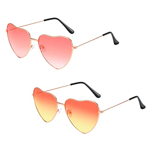 Herz Sonnenbrille Herzbrillen Hippie Brille Damen Lustige Partybrillen Spassbrillen Lustige Brillen Party Retro Party Sonnenbrille Hippie Sonnenbrille Hippie Herzförmige Brille Partybrillen herzen von BNOYONERAS