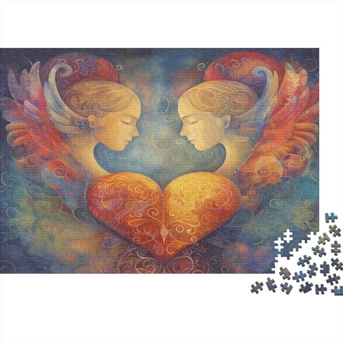 Angel Puzzle Erwachsene 1000 Teile nachhaltig tivi anspruchsvolle Puzzlespiele für die Wanddekoration der Erwachsenen Familie 1000 Stück 1000 Stück (75 x 50 cm) von BOAHZCJEG