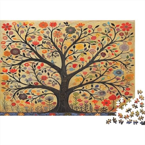 Baum des Lebens Puzzle 1000 Teile Für Erwachsene Und Kinder Ab 14 Jahren Für Stressabbauer Puzzel 1000pcs (75x50cm) von BOAHZCJEG