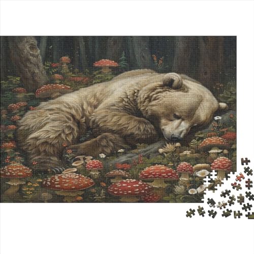 Brown Bär Puzzle 1000 Teile - Puzzle Für Erwachsene, Puzzle, Puzzlespiel Erwachsenen Puzzlespiel Puzzel 1000pcs (75x50cm) von BOAHZCJEG