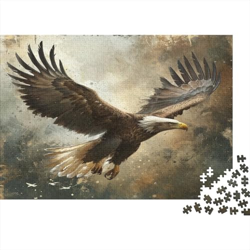 Eagle Puzzle mit 1000 Teilen für Erwachsene Puzzle 1000 Teile Spiele tivi Dekoration Puzzle Die besten Geschenke für Männer und Frauen 1000 Stück (75 x 50 cm) von BOAHZCJEG