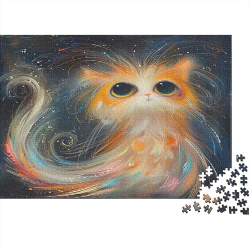 Flame Kat 1000 Stück Puzzles Für Erwachsene Teenager Stress Abbauen Familien-Puzzlespiel 1000-teiliges Puzzle Kinder Lernspiel Spielzeug Geschenk Puzzel 1000pcs (75x50cm) von BOAHZCJEG