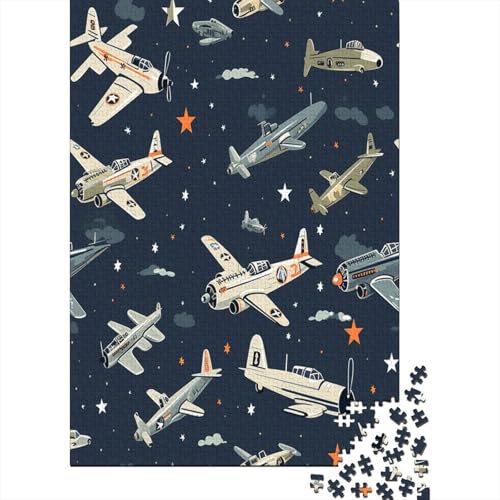 Flugzeug Puzzle 1000 Teile Puzzle Erwachsene Schwieriges Schwer Puzzle Für Erwachsene Und Kinder Ab 14 Jahren Puzzel 1000pcs (75x50cm) von BOAHZCJEG