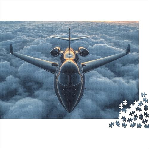 Flugzeug Puzzle mit 1000 Teilen für Erwachsene, unmöglich, Geschicklichkeitsspiel für die ganze Familie, anspruchsvolle Puzzlespiele, tolles Geschenk für Erwachsene, 1000 Stück (75 x 50 cm) von BOAHZCJEG