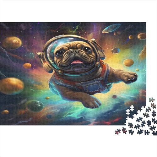 French Bulldog Puzzle mit 1000 Teilen für Erwachsene, unmöglich, Geschicklichkeitsspiel für die ganze Familie, anspruchsvolle Puzzlespiele, tolles Geschenk für Erwachsene, 1000 Stück (75 x 50 cm) von BOAHZCJEG