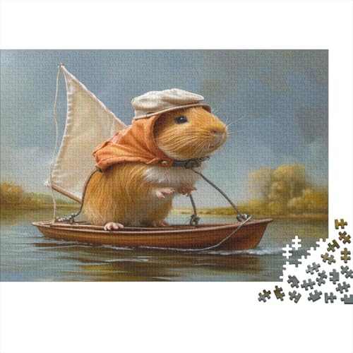 Guinea Pig Puzzle mit 1000 Teilen für Erwachsene, unmögliches Geschicklichkeitsspiel für die ganze Familie, anspruchsvolle Puzzlespiele, tolles Geschenk für Erwachsene, 1000 Stück (75 x 50 cm) von BOAHZCJEG