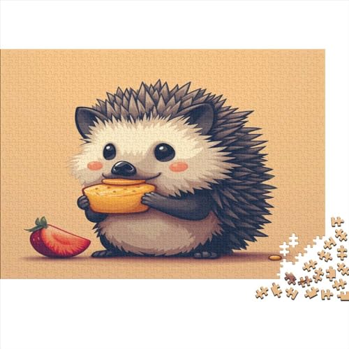 Hedgehog Puzzle mit 1000 Teilen für Erwachsene, unmögliches Geschicklichkeitsspiel für die ganze Familie, anspruchsvolle Puzzlespiele, tolles Geschenk für Erwachsene, 1000 Stück (75 x 50 cm) von BOAHZCJEG