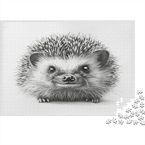 Igel Puzzle 1000 Teile Puzzle Erwachsene Schwieriges Schwer Puzzle Für Erwachsene Und Kinder Ab 14 Jahren Puzzel 1000pcs (75x50cm) von BOAHZCJEG