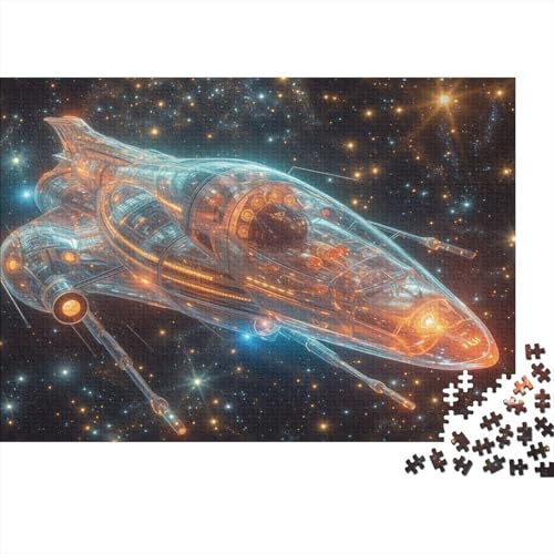 Interstellare Raumschiffe Puzzlespiel 1000 Teile Jigsaw Puzzle 1000 Puzzle FüR Erwachsene Kinder Senioren Erwachsenen Puzzlespiel Puzzel 1000pcs (75x50cm) von BOAHZCJEG