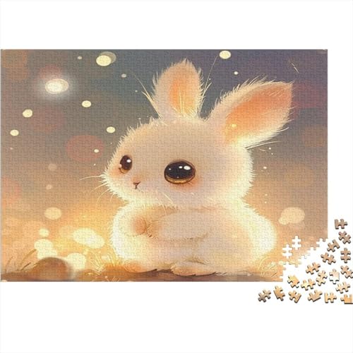 Kaninchen Puzzle 1000 Teile,Puzzle Für Erwachsene, Impossible Puzzle, GesKükenlichkeitsspiel Für Die Ganze Familie,Puzzle Legespiel- Erwachsenenpuzzle Puzzel 1000pcs (75x50cm) von BOAHZCJEG