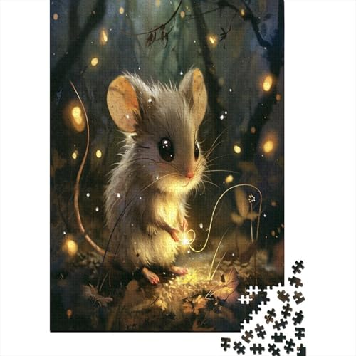 Maus 1000 Stück Puzzles Für Erwachsene Teenager Stress Abbauen Familien-Puzzlespiel Mit Poster in 1000-teiliges Puzzle Kinder Lernspiel Spielzeug Geschenk Puzzel 1000pcs (75x50cm) von BOAHZCJEG