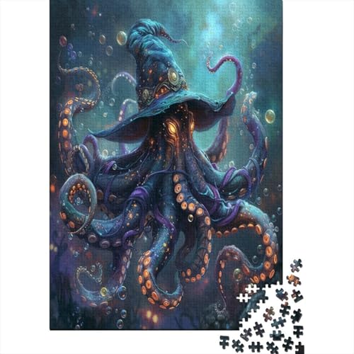 Oktopus Puzzle 1000 Teile Für Erwachsene Und Kinder Ab 14 Jahren Für Stressabbauer Puzzel 1000pcs (75x50cm) von BOAHZCJEG