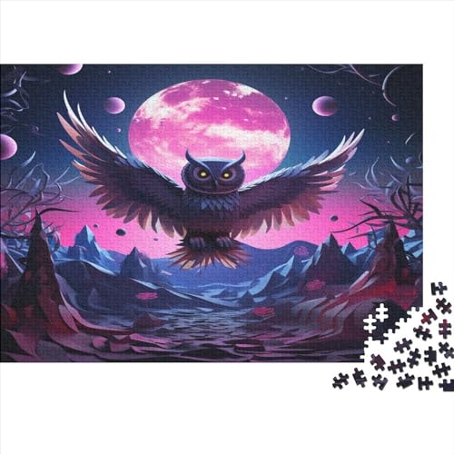 Owl Puzzle mit 1000 Teilen für Erwachsene, unmögliches Geschicklichkeitsspiel für die ganze Familie, anspruchsvolle Puzzlespiele, tolles Geschenk für Erwachsene, 1000 Stück (75 x 50 cm) von BOAHZCJEG