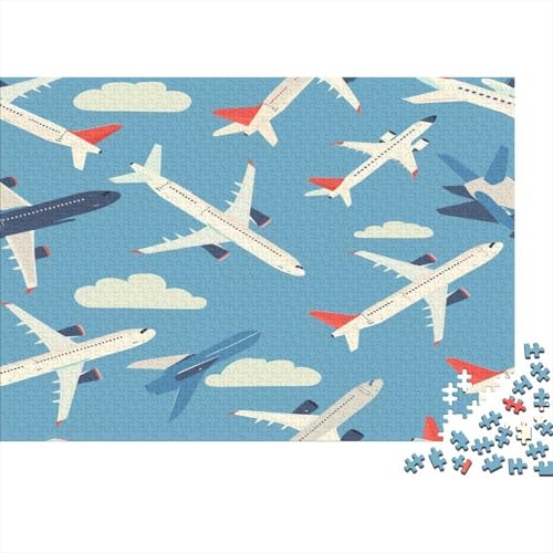 Passenger Aircraft Puzzle für Erwachsene Holzpuzzle 1000 Teile Entspannendes Puzzle Geschenk Für Erwachsene Puzzle 1000 Teile Puzzlespiel Dekoration für Zuhause 1000 Stück (75 x 50 cm) von BOAHZCJEG