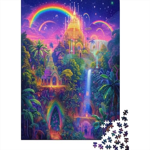 Regenbogen 1000 Stück Puzzle Für Erwachsene 1000 Stück Puzzle Für Erwachsene-Crazy Süßigkeiten-1000 Stück Puzzle Große Puzzles Kinder Lernspiel Spielzeug Geschenk Puzzel 1000pcs (75x50cm von BOAHZCJEG