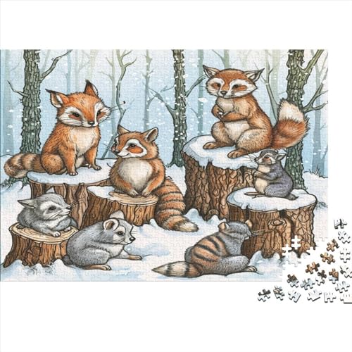 Squirrel 1000 Teile Erwachsene Puzzle Rätsel Unmöglich anspruchsvolles Spiel Tivi Puzzle 1000 Teile für Erwachsene Hausdekoration 1000 Stück (75 x 50 cm) von BOAHZCJEG