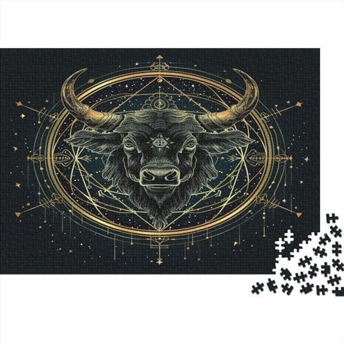 Taurus Puzzles, Puzzle 1000 Teile, Puzzle für Erwachsene, Puzzle - Hochwertiger Druck, 1000 Stück (75 x 50 cm) von BOAHZCJEG