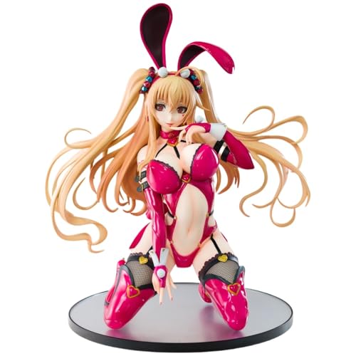 BOCGRCTY Ecchi-Figur, Anime-Mädchenfiguren, Anime-Figur Mädchen, Original -Caroline Yuri- 1/4 Bunny Ver. Comicfigur, Hentai-Figur, PVC, Spielzeugstatue, Modellsammlung, Puppengeschenke, unzensiert von BOCGRCTY