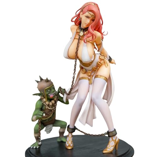 Ecchi-Figur, Anime-Mädchenfiguren, Anime-Figur Mädchen, Original – Die verführerische Königin Pharnelis, gefangen von Kobolden – 1/6, HENTAI-Figur, PVC, Spielzeugstatue, Modellsammlung, Puppengeschenk von BOCGRCTY