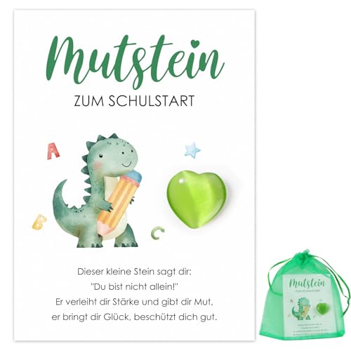 BOFUNX Mutstein Einschulungsgeschenk Schulkind Geschenk, Mutstein + Karte + Organzasäckchen, Schulanfang Schulstart Geschenk Schultüte Geschenk Schultüte Füllung BOFUNX Mutstein Einschulungsgeschenk Schulkind Geschenk, Mutstein + Karte + Organzasäckchen, Schulanfang Schulstart Geschenk Schultüte Geschenk Schultüte Füllung von BOFUNX