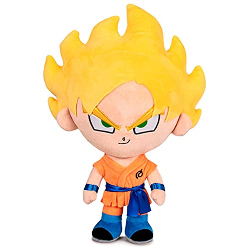 Plüschtier Son Goku, Super Saiyan, blondes Haar, Dragon Ball, 31 cm von BOLA DE DRAGON