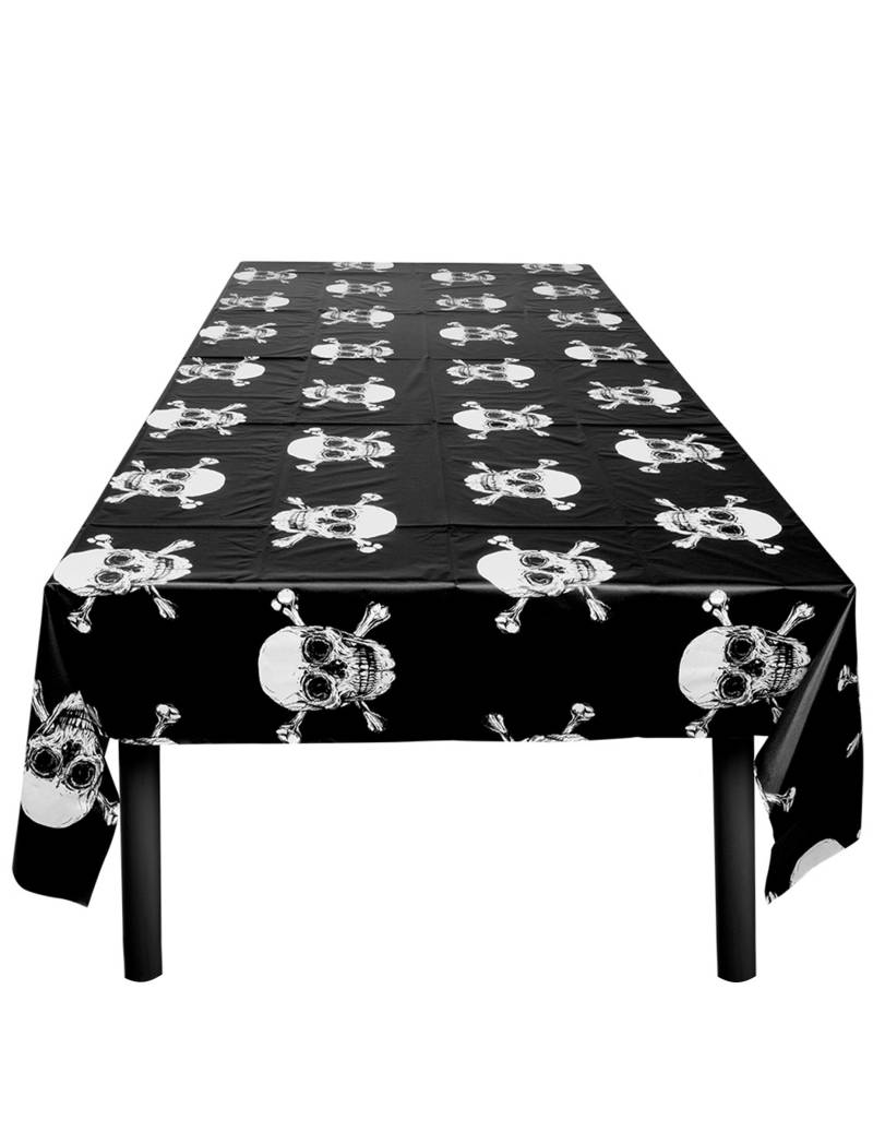 Jolly Roger-Tischdecke Kindergeburtstags-Deko schwarz-weiss 130x180 cm Jolly Roger-Tischdecke Kindergeburtstags-Deko schwarz-weiss 130x180 cm von BOLAND BV