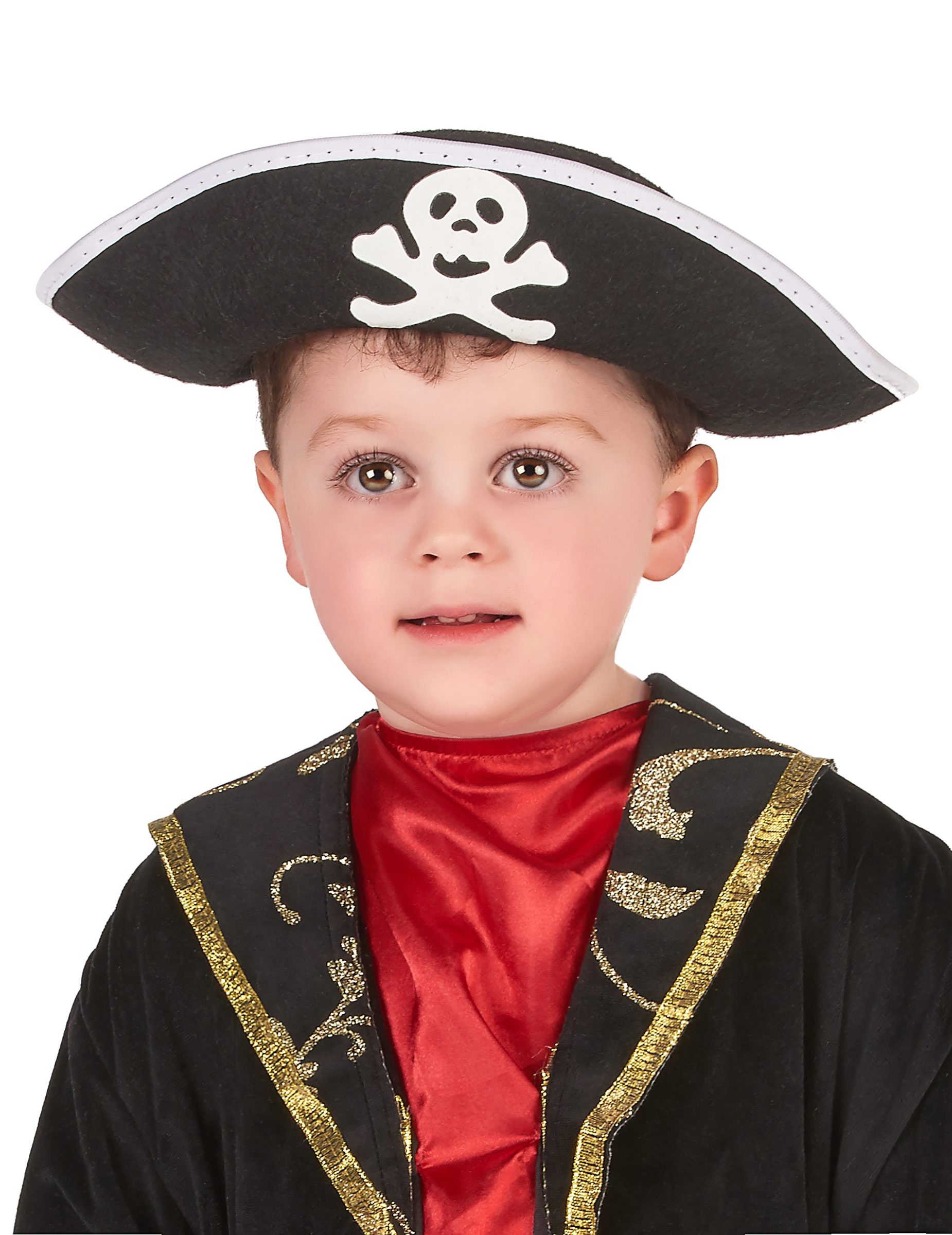 Kinderhut Pirat schwarz-gold Kinderhut Pirat schwarz-gold von BOLAND BV