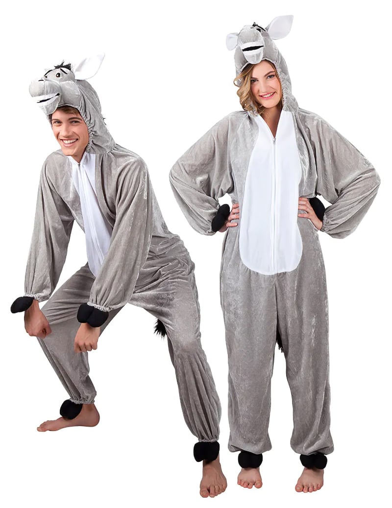 Kostüm Esel Erwachsene grau-weiß Kostüm Esel Erwachsene grau-weiß von BOLAND BV
