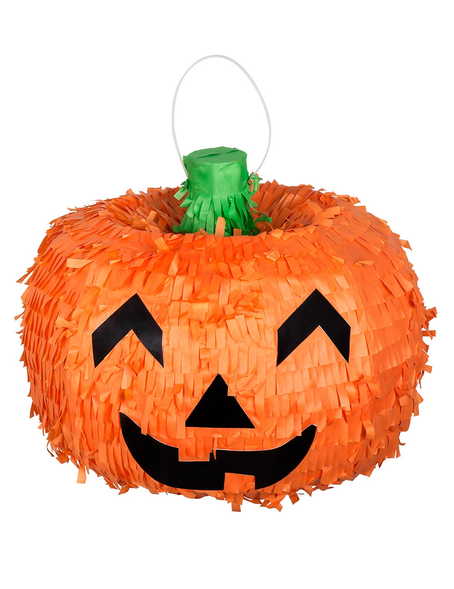 Kürbis Piñata Halloween Dekoration für Kinder orange 32cm von BOLAND BV