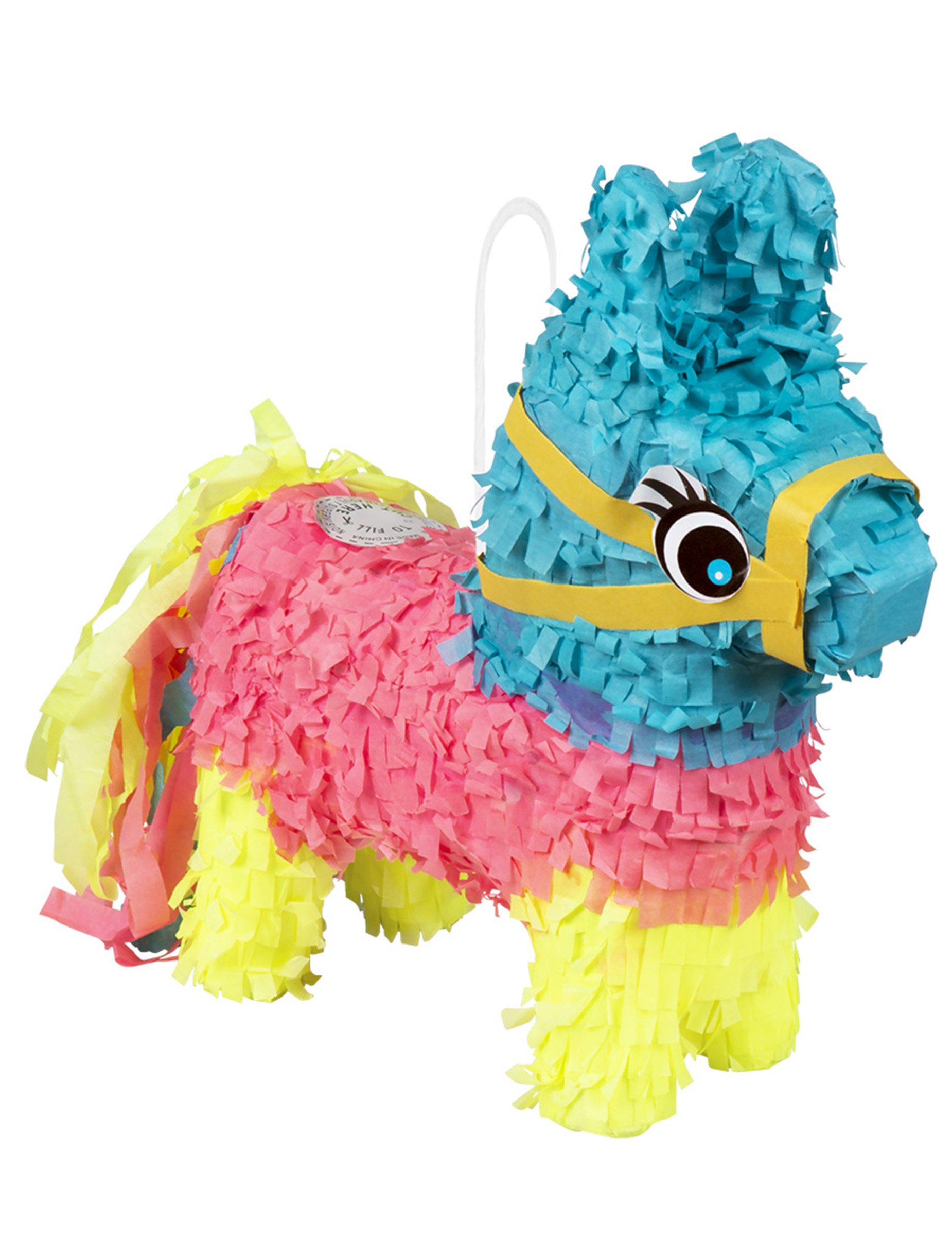 Mini-Piñata Esel bunt 20 x 18 cm von BOLAND BV