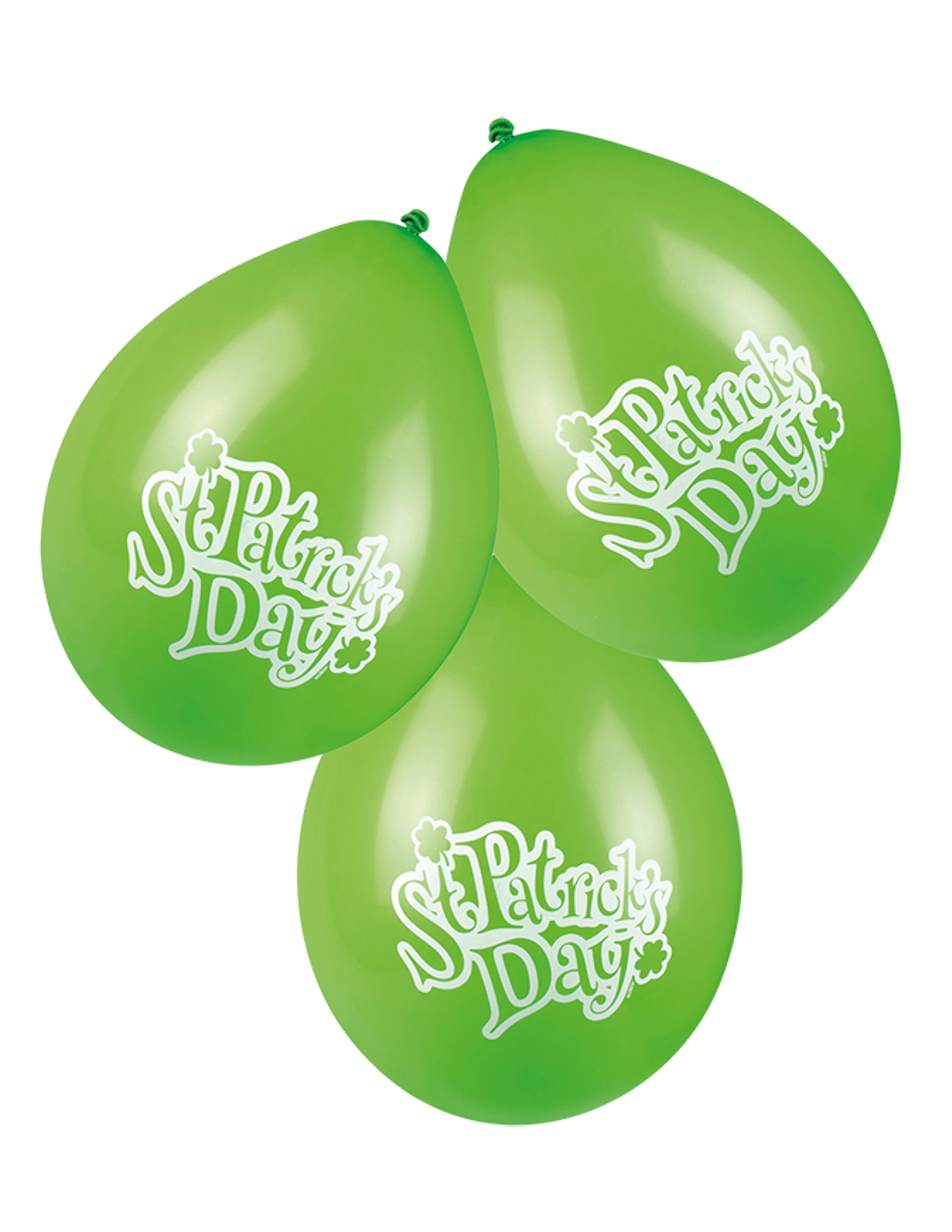 Saint Patrick's Day Luftballons 6 Stück grün 25 cm von BOLAND BV