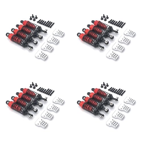 BOLAXHCA 16 Teiliger Metall StoßDäMpfer mit VerläNgerungs Sitz für C14 C24 C34 MN D90 D99 MN90 MN99S RC Auto Upgrade Teile, 3 von BOLAXHCA