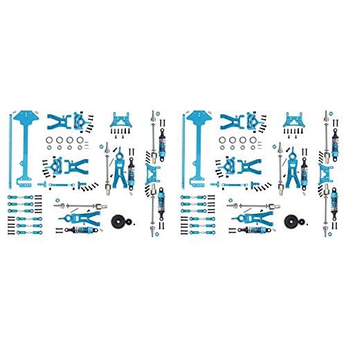 BOLAXHCA 2 Set Komplettes Upgrade-Ersatzteil-Kit Für A959 A969 A959-B A969-B A979-B K929-B 1/18 RC-Autoersatzzubehör, A. von BOLAXHCA