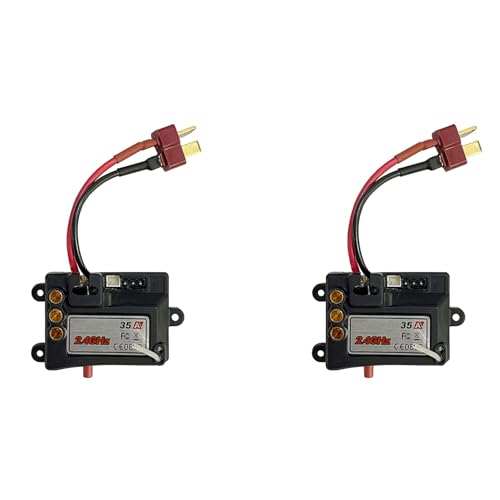 BOLAXHCA 2X Brushless ESC Elektronischer Geschwindigkeitsregler QZJ06 für Xinlehong Q901 Q902 Q903 1/16 RC Auto Ersatzteile ZubehöR von BOLAXHCA